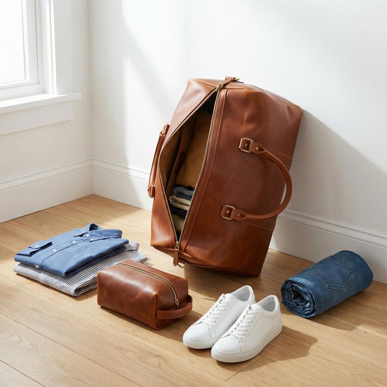 AI-generated lifestyle image of the bag